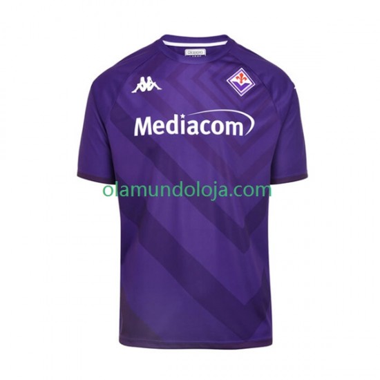 Camisola ACF Fiorentina Homem Equipamento Primeiro 2022-2023 Manga Curta